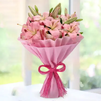 Pink Lilies